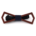 Hollow Deltoid Wooden Bow Tie