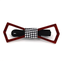 Hollow Deltoid Wooden Bow Tie