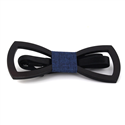 Hollow Rounded Wooden Bow Tie