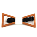 Triangular Hollow Wood Bow Tie