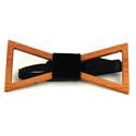 Triangular Hollow Wooden Bow Tie