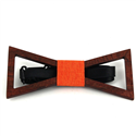 Hollow Triangle Wooden Bow Tie
