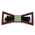Triangular Hollow Wooden Bow Tie