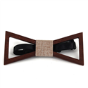 Hollow Triangle Wooden Bow Tie