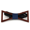 Triangular Hollow Wooden Bow Tie