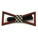 Triangular Hollow Wooden Bow Tie