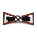 Hollow Triangle Wooden Bow Tie