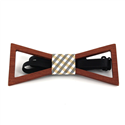 Triangular Hollow Wooden Bow Tie
