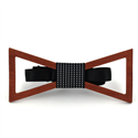 Triangular Hollow Wooden Bow Tie