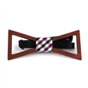 Hollow Triangular Wooden Bow Tie