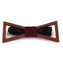 Hollow Triangular Wooden Bow Tie