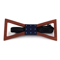 Triangular Hollow Wooden Bow Tie