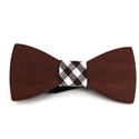 Smooth Wood Bow Tie