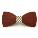 Smooth Wood Bow Tie