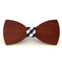 Smooth Wood Bow Tie