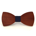 Smooth Wooden Bow Tie