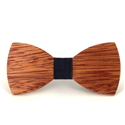 Smooth Wood Bow Tie