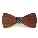 Solid Wood Bow Tie