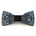 Hand-Painted Wooden Bow Tie