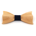 Textured Wood Bow Tie