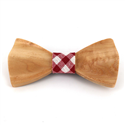 Textured Wood Bow Tie