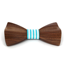 Textured Wood Bow Tie