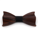 Textured Wood Bow Tie