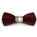 Textured Wood Bow Tie