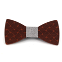 Wooden Bow Tie Strokes
