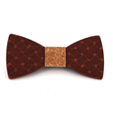Wooden Bow Tie - Strokes