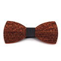 Wooden Bow Tie - Strokes
