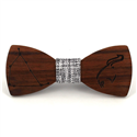Capricorn Zodiac Wooden Bow Tie