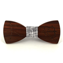 Zodiac Sagittarius Wooden Bow Tie