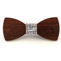 Zodiac Taurus Wooden Bow Tie