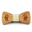 Children's Bamboo Astronaut Bow Tie