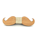 Bamboo Mustache Bow Tie for Kids