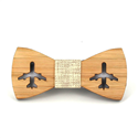 Children's Bamboo Hollow Airplane Bow Tie