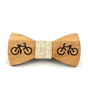 Children's Hollow Bamboo Bicycle Bow Tie