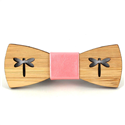 Children's Bamboo Hollow Dragonfly Bow Tie