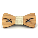 Children's Hollow Bamboo Pterodactylus Bow Tie