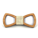 Children's Rounded Hollow Bamboo Bow Tie