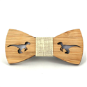 Children's Hollow Bamboo Velociraptor Bow Tie