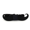 Children's Wooden Bow Tie with Mustache Design