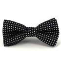 Children's Black Polka Dot Bow Tie