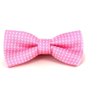 Pink Polka Dot Bow Tie for Boys