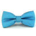 Turquoise Polka Dot Bow Tie for Children