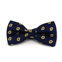 Midnight Blue Paisley Bow Tie