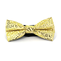 Yellow Paisley Shine Bow Tie