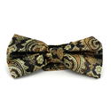 XL Brown Paisley Bow Tie