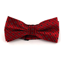 Red Bow Tie with Black Circles